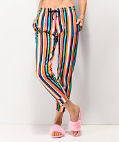 Cross Colours Pop Stripe Jogger Sweatpants