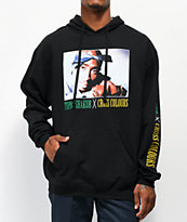 Cross Colours Tupac Blue Bandana sudadera con capucha negra