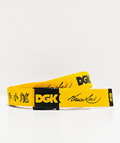 DGK x Bruce Lee Dragon Yellow Web Belt