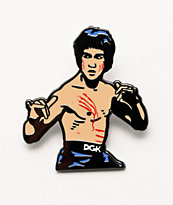 DGK x Bruce Lee Scratch Enamel Pin