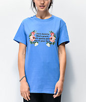 Daisy Street She's Beauty She's Grace Blue T-Shirt