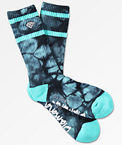 Diamond Brilliant Tie Dye Crew Socks