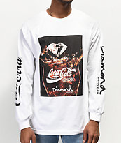 Diamond Supply Co. x Coca-Cola Photo White Long Sleeve T-Shirt