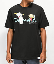 Diamond Supply Co. x Family Guy OG Script Black T-Shirt