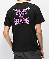 Element x BAM x HIM Tattoo camiseta negra