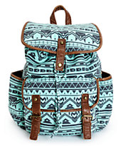 Empyre Emily Mint Tribal Rucksack Backpack