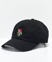 Empyre Rose Wolf gorra dad en negro