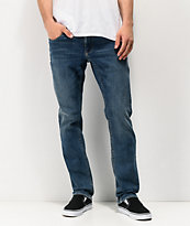 Empyre Skeletor skinny jeans en color índigo