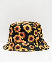 Empyre Sunflower Black Bucket Hat