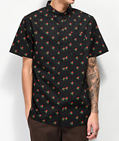 Empyre Tate camiseta negra con botones