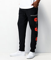 Empyre Vertirose Black Jogger Sweatpants
