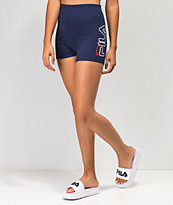 FILA Beatriz High Waist Navy Bike Shorts