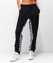 FILA Dita joggers negros de cintura alta