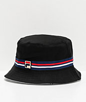 FILA Reversible Black Bucket Hat