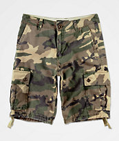 Free World Wreckage shorts de camuflaje