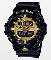 G-Shock GA-170 Garish reloj en negro y color oro