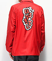 Girl x Hello Kitty 45th Anniversary Katakana chaqueta roja entrenador