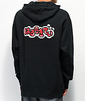 Girl x Hello Kitty 45th Anniversary Kitty Air sudadera con capucha negra