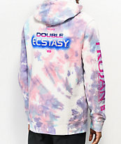 HUF x Trojan Ecstasy Light Blue & Purple Tie Dye Hoodie