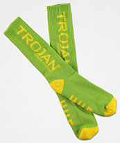HUF x Trojan Lime Crew Socks