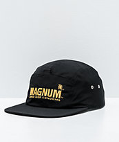 HUF x Trojan Magnum Stash Black Strapback Hat
