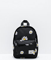 Herschel Supply Co. Classic Daisies Black Mini Backpack