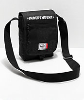 Herschel Supply Co. x Independent Lane Messenger Small Black Crossbody Bag