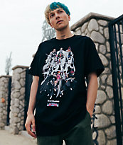 Hypeland x Bleach Soul Society camiseta negra