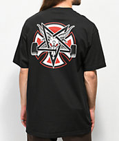 Independent x Thrasher Pentagram camiseta negra