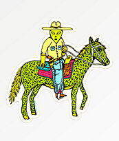 Killer Acid Alien Cowboy Sticker