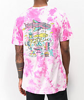 Killer Acid In The Clouds Taffy Pink Tie Dye T-Shirt