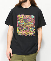 Killer Acid Prevent Bad Vibes Black T-Shirt