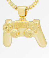 King Ice x PlayStation Classic PlayStation Controller Gold Chain Necklace