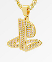 King Ice x PlayStation Classic PlayStation Logo Gold Chain Necklace