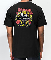 Loser Machine x PBR Full Bloom camiseta negra