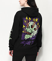 Lurking Class by Sketchy Tank Fungus Blacklight Black Hoodie