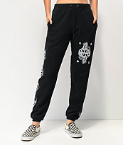 Lurking Class by Sketchy Tank Queen Black Jogger Sweatpants
