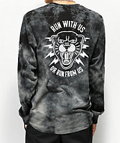 Lurking Class by Sketchy Tank Run With Us camiseta tie dye de manga larga
