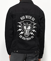 Lurking Class by Sketchy Tank Run With Us chaqueta de mezclilla negra