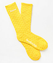 Moodswings Chess calcetines amarillos