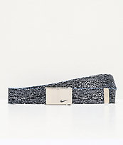 Nike Dots Black & White Reversible Web Belt