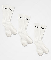 Nike Everyday White 3 Pack Crew Socks