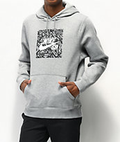 Nike SB GFX Hybrid Triangle Dark Grey Hoodie