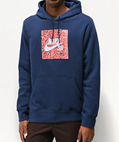 Nike SB GFX Hybrid Triangle Midnight Navy Hoodie