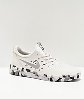 Nike SB Nyjah Free Summit White & Camouflage Skate Shoes