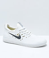Nike SB Nyjah Free zapatos de skate blancos