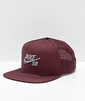 Nike SB Performance Burgundy & Grey Trucker Hat