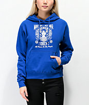 Obey Make Art Not War 2 Royal Blue Hoodie