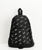 Obey Wayward Day Pack mochila negra y blanca