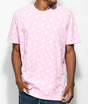 Odd Future All Over Donut Pink & White T-Shirt